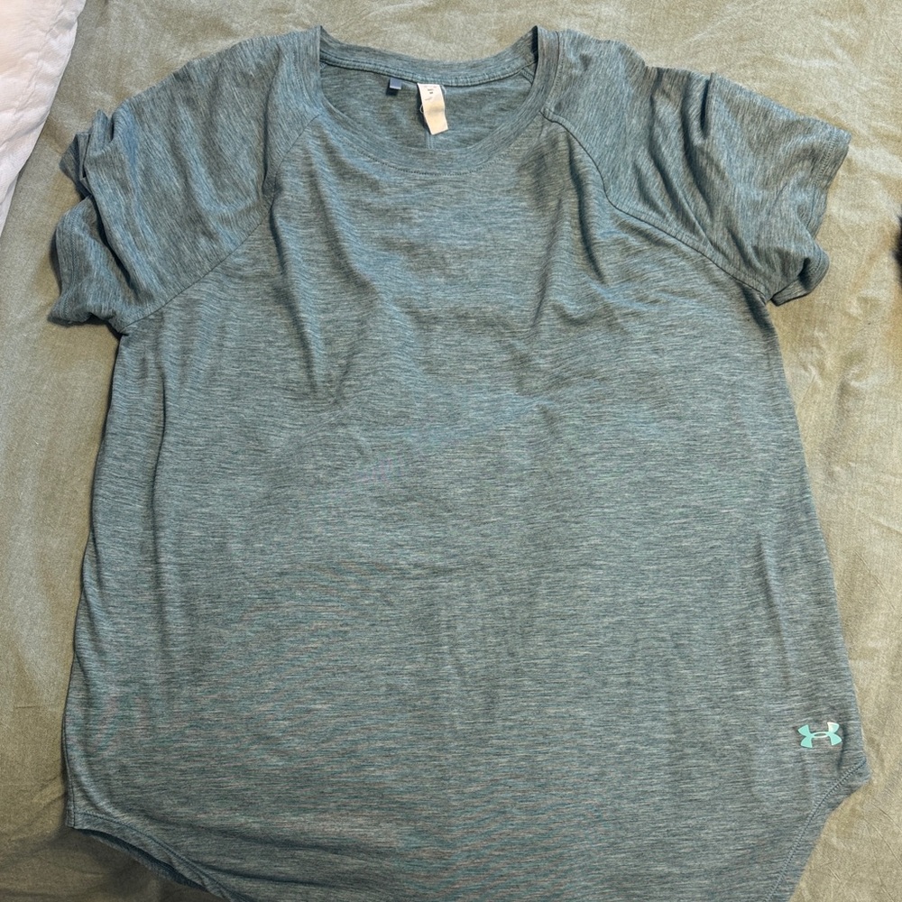 Under Armour Teal Heathered Tee